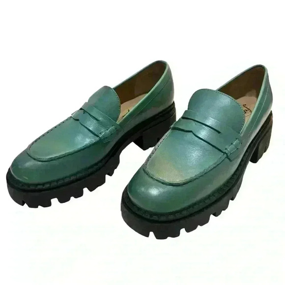 Free People Lyra Lug Sole Loafers Women EU 39.5 US 9-9.5 - Picture 9 of 14